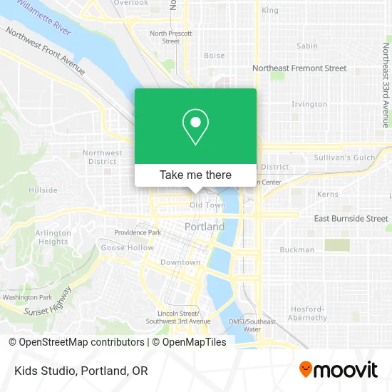 Kids Studio map