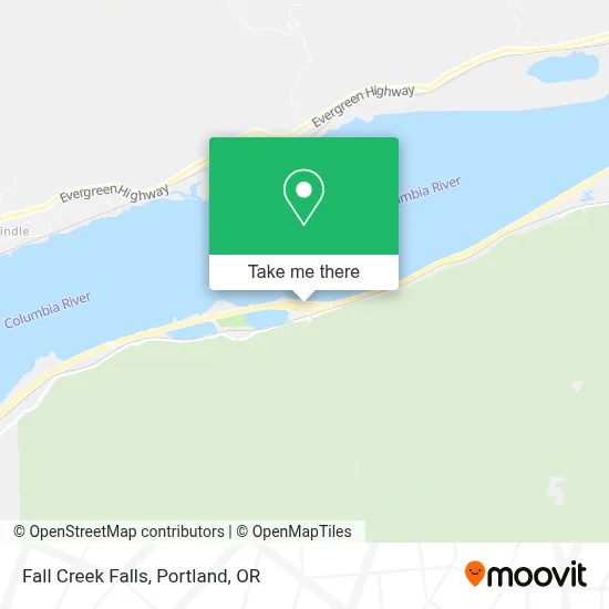 Fall Creek Falls map