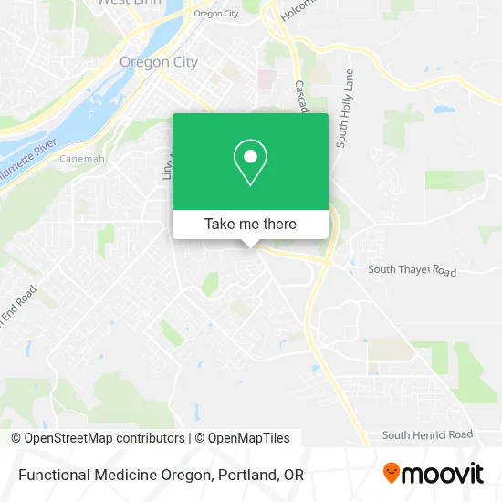 Functional Medicine Oregon map