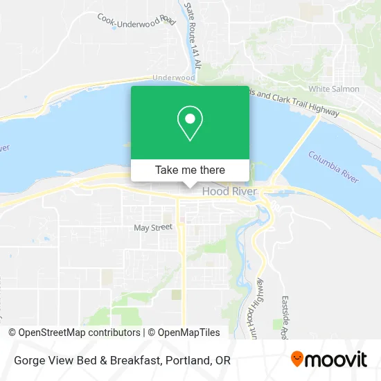 Gorge View Bed & Breakfast map