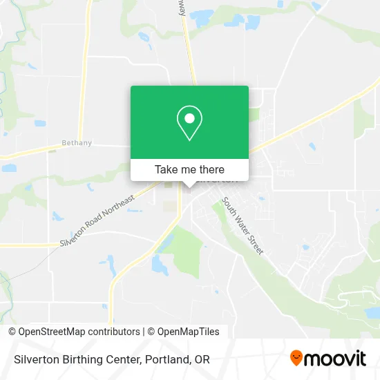 Silverton Birthing Center map