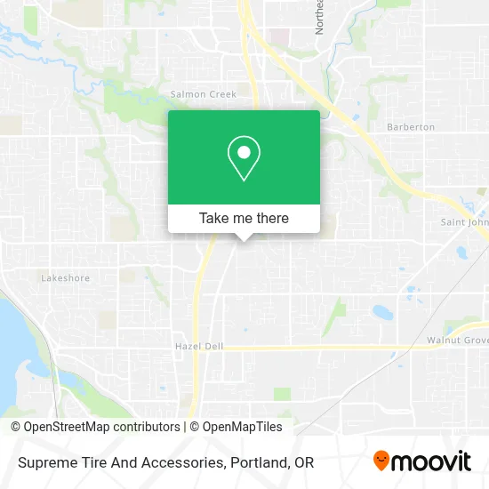 Supreme Tire And Accessories map