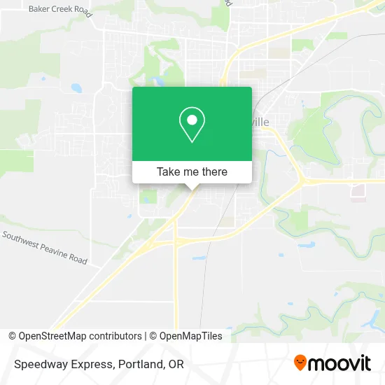 Speedway Express map