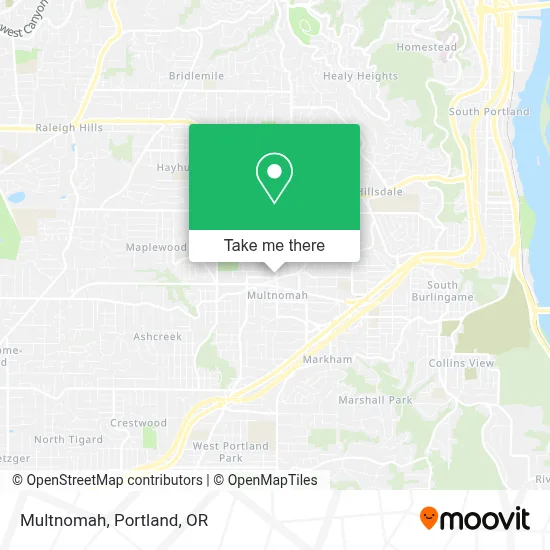 Multnomah map