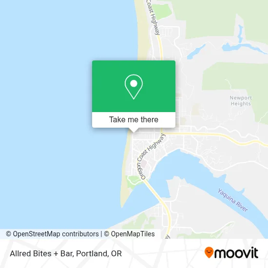 Allred Bites + Bar map