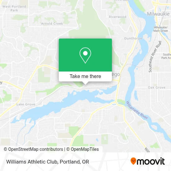 Williams Athletic Club map