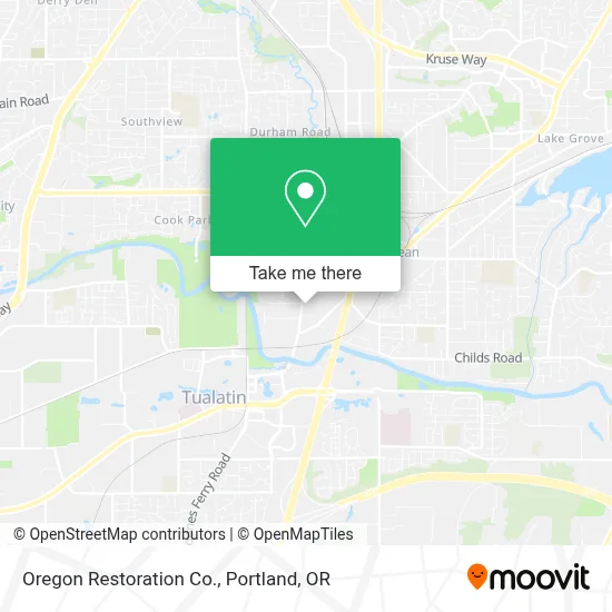 Oregon Restoration Co. map