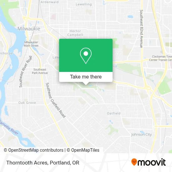Thorntooth Acres map