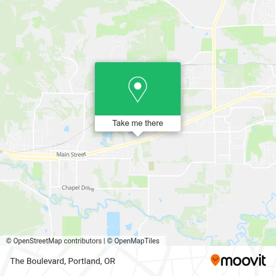 The Boulevard map