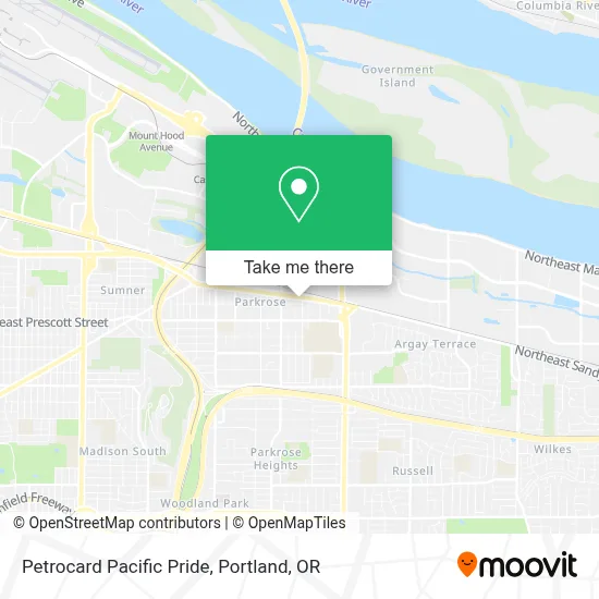 Petrocard Pacific Pride map