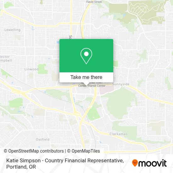 Katie Simpson - Country Financial Representative map
