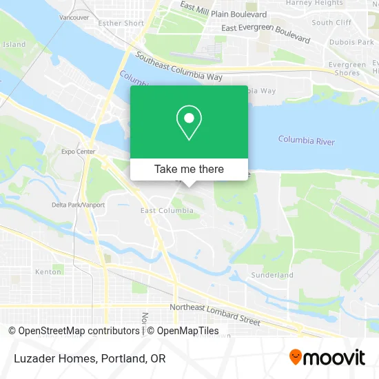 Luzader Homes map