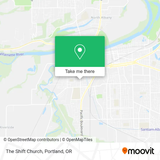 The Shift Church map