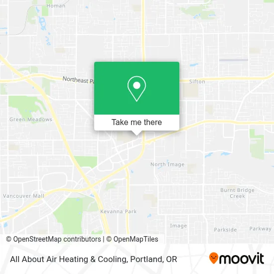 All About Air Heating & Cooling map