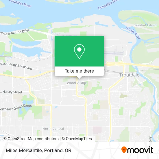 Miles Mercantile map