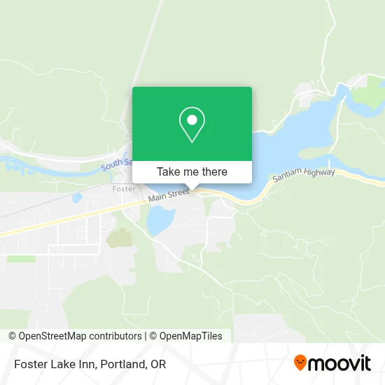 Foster Lake Inn map