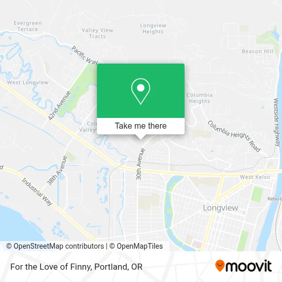 For the Love of Finny map