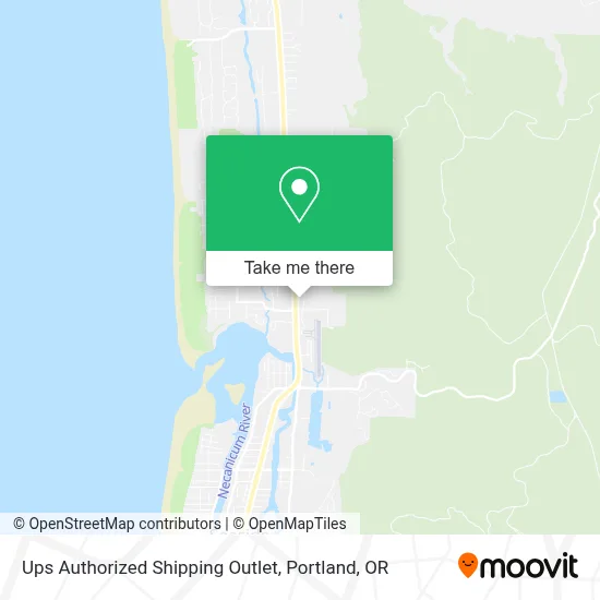Ups Authorized Shipping Outlet map
