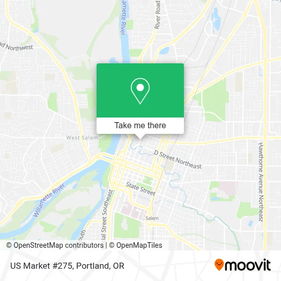 US Market #275 map
