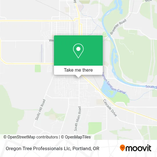 Oregon Tree Professionals Llc map