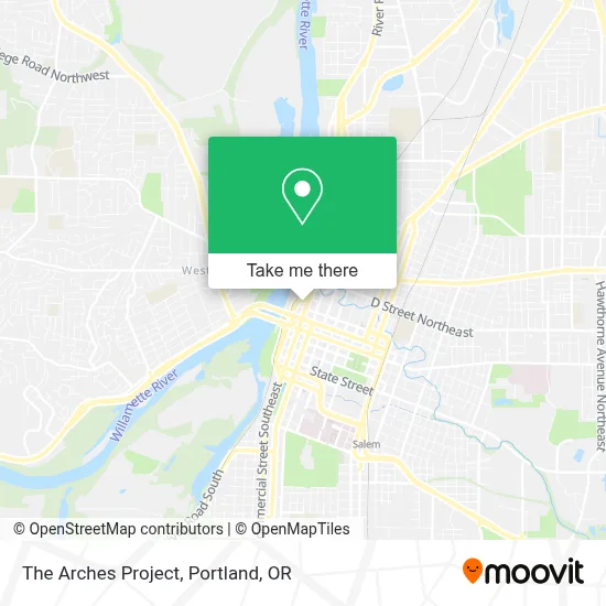 The Arches Project map