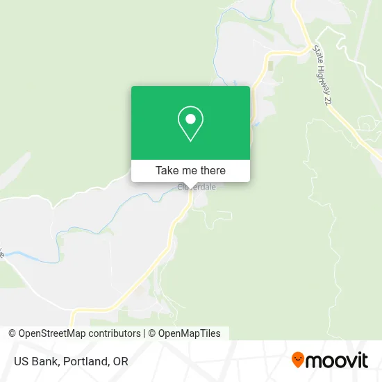 US Bank map