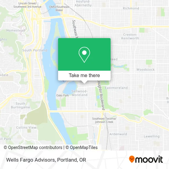 Wells Fargo Advisors map