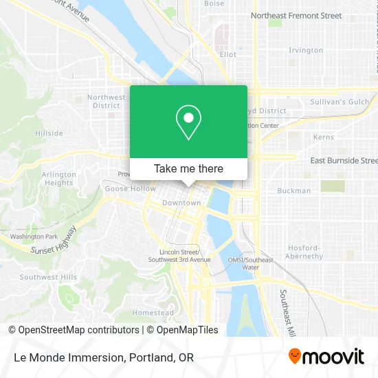 Le Monde Immersion map
