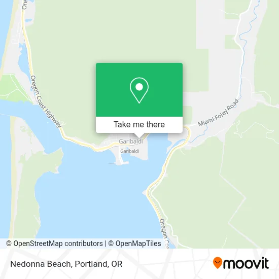 Nedonna Beach map