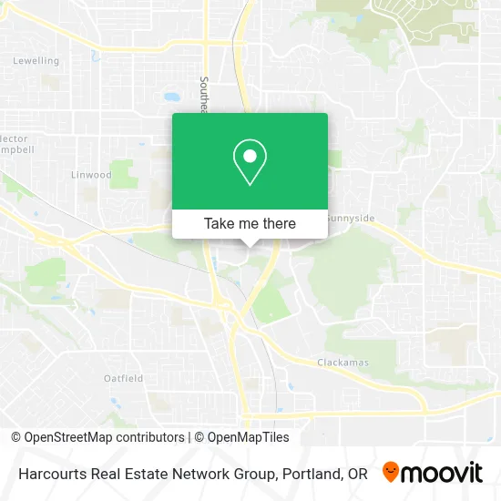 Harcourts Real Estate Network Group map