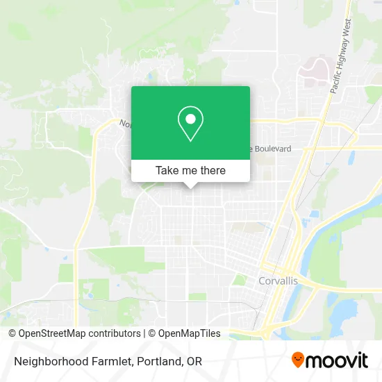 Neighborhood Farmlet map