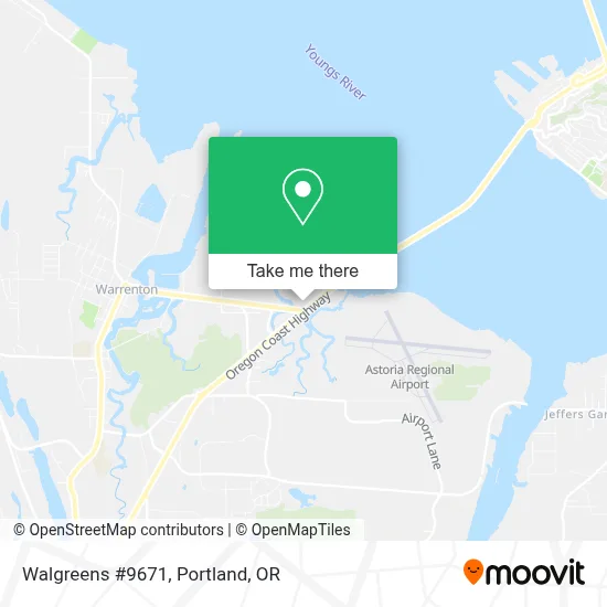Walgreens #9671 map