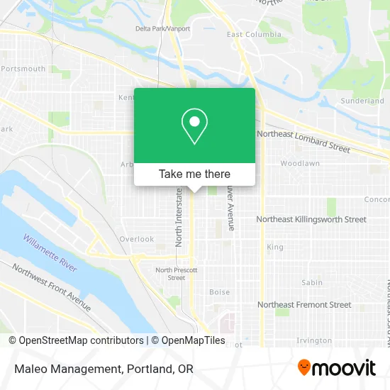 Maleo Management map