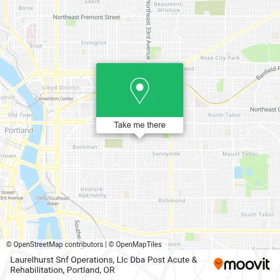 Laurelhurst Snf Operations, Llc Dba Post Acute & Rehabilitation map