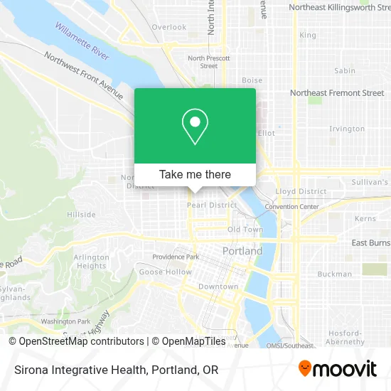 Sirona Integrative Health map