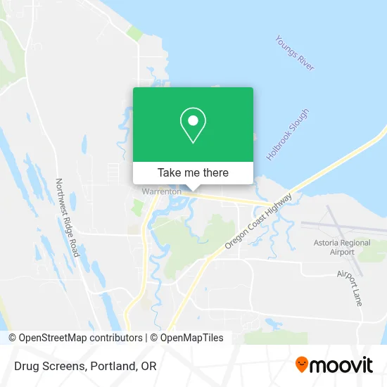Drug Screens map
