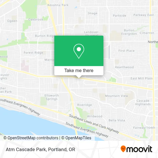 Atm Cascade Park map