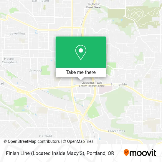 Finish Line (Located Inside Macy'S) map