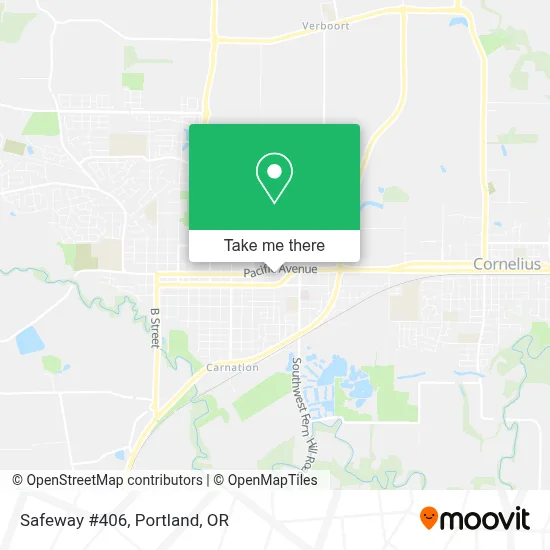 Safeway #406 map