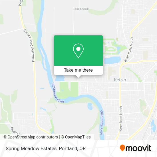Spring Meadow Estates map