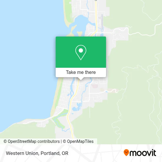 Western Union map