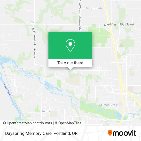 Dayspring Memory Care map