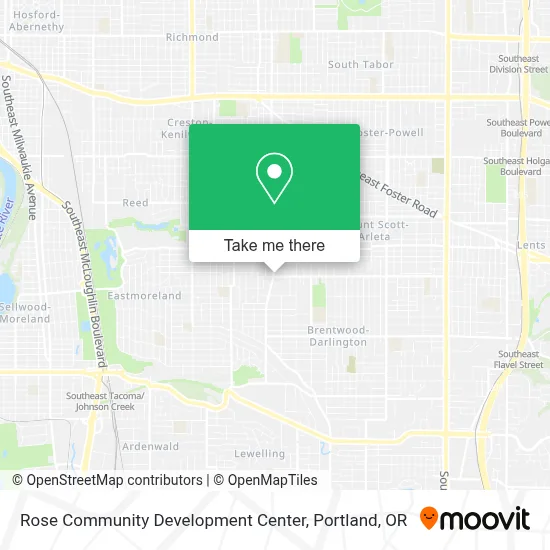 Rose Community Development Center map