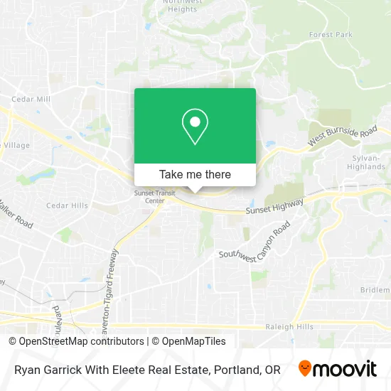 Ryan Garrick With Eleete Real Estate map