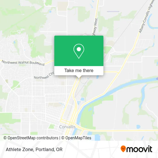 Athlete Zone map