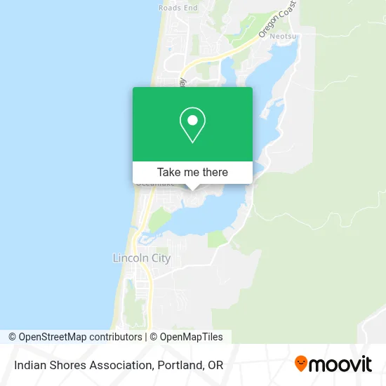 Indian Shores Association map
