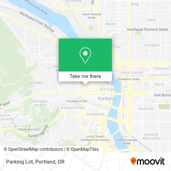 Parking Lot map