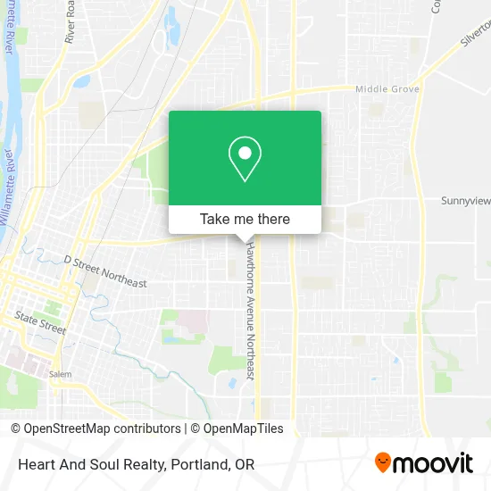Heart And Soul Realty map