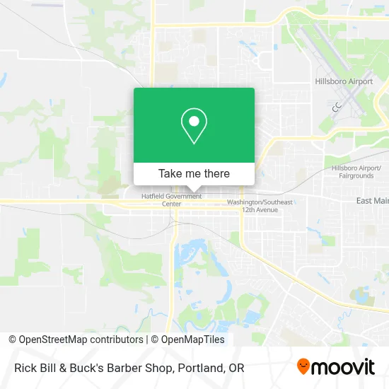Rick Bill & Buck's Barber Shop map