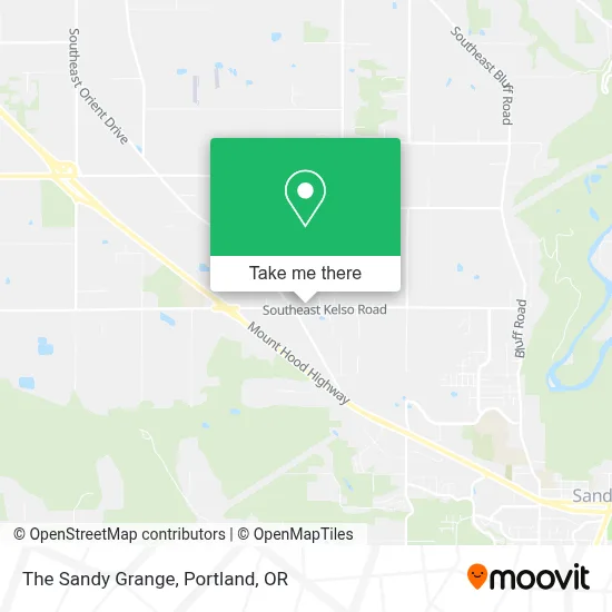 The Sandy Grange map